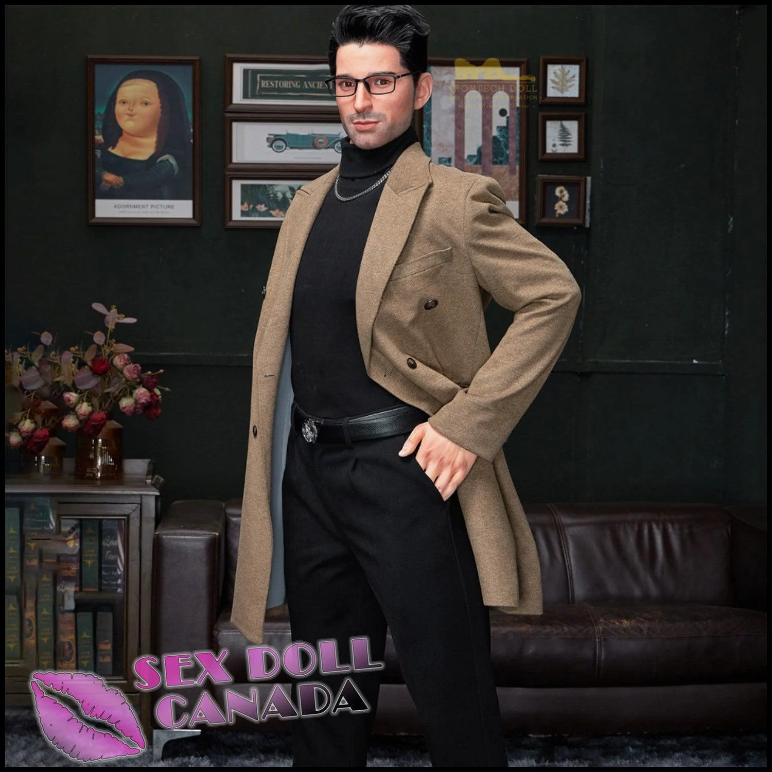 IN-STOCK - 176 (5'9") George Smart (Head #M3) Male - Full Silicone - IRONTECH Dolls - Image 5