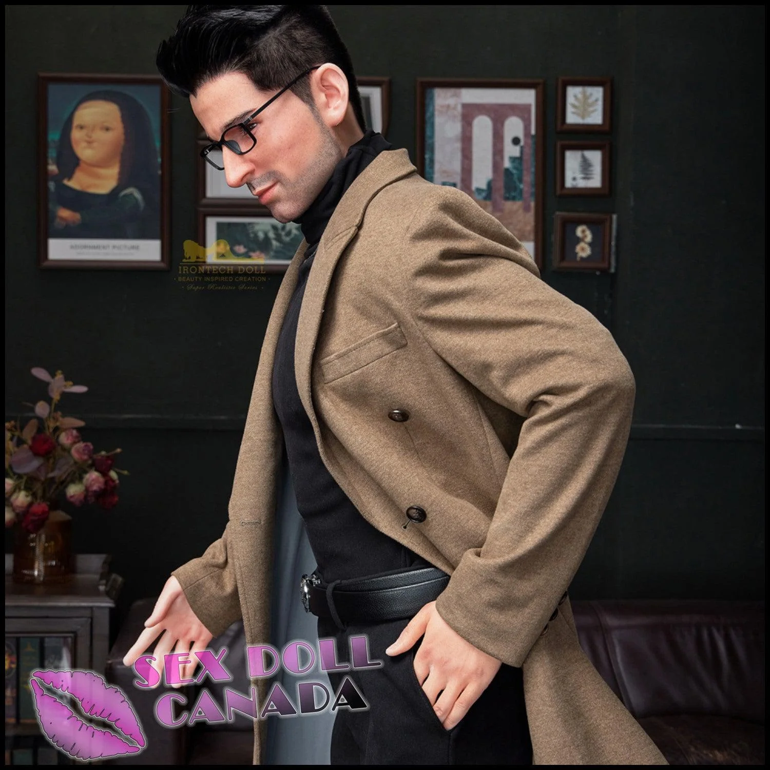 IN-STOCK - 176 (5'9") George Smart (Head #M3) Male - Full Silicone - IRONTECH Dolls - Image 6