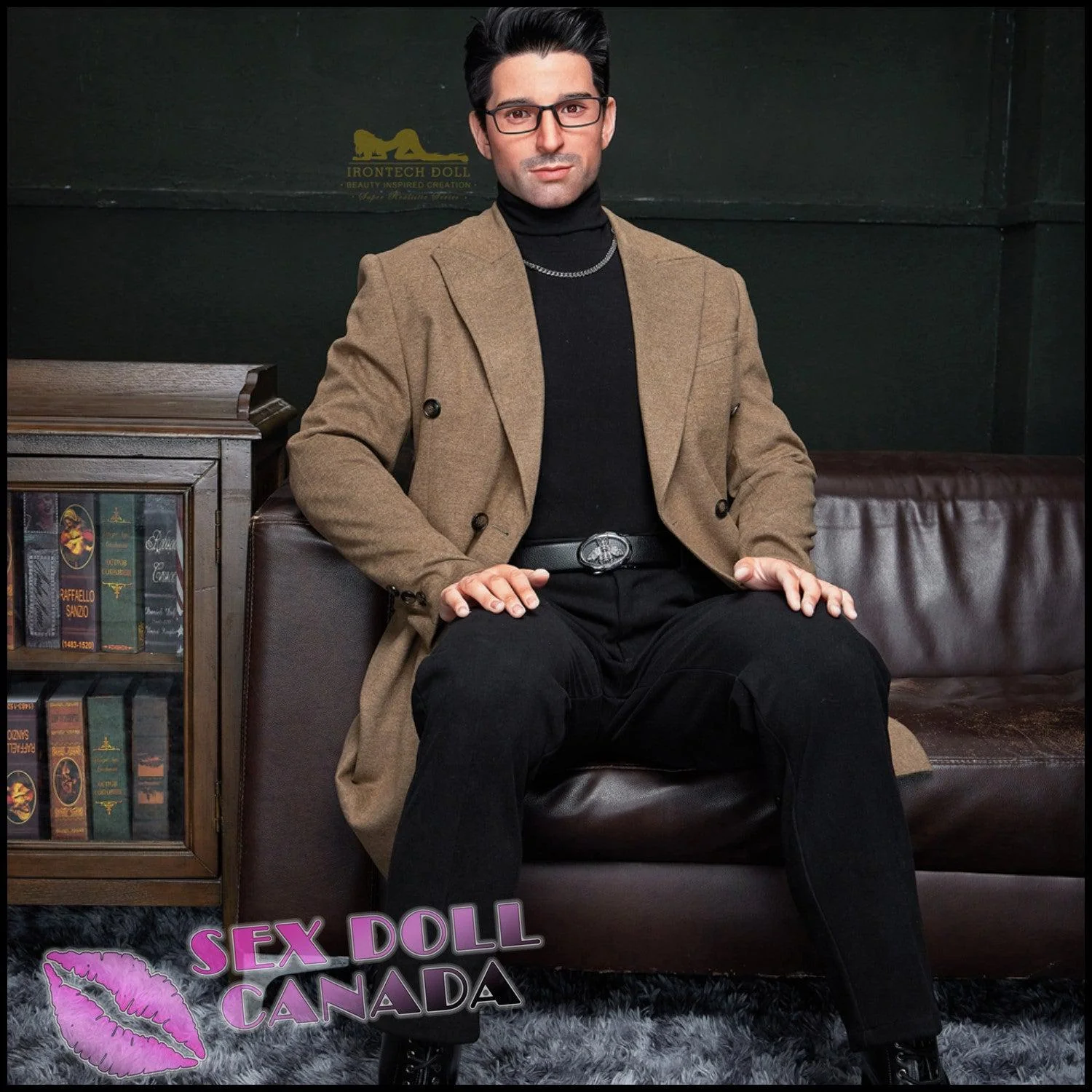 IN-STOCK - 176 (5'9") George Smart (Head #M3) Male - Full Silicone - IRONTECH Dolls - Image 7